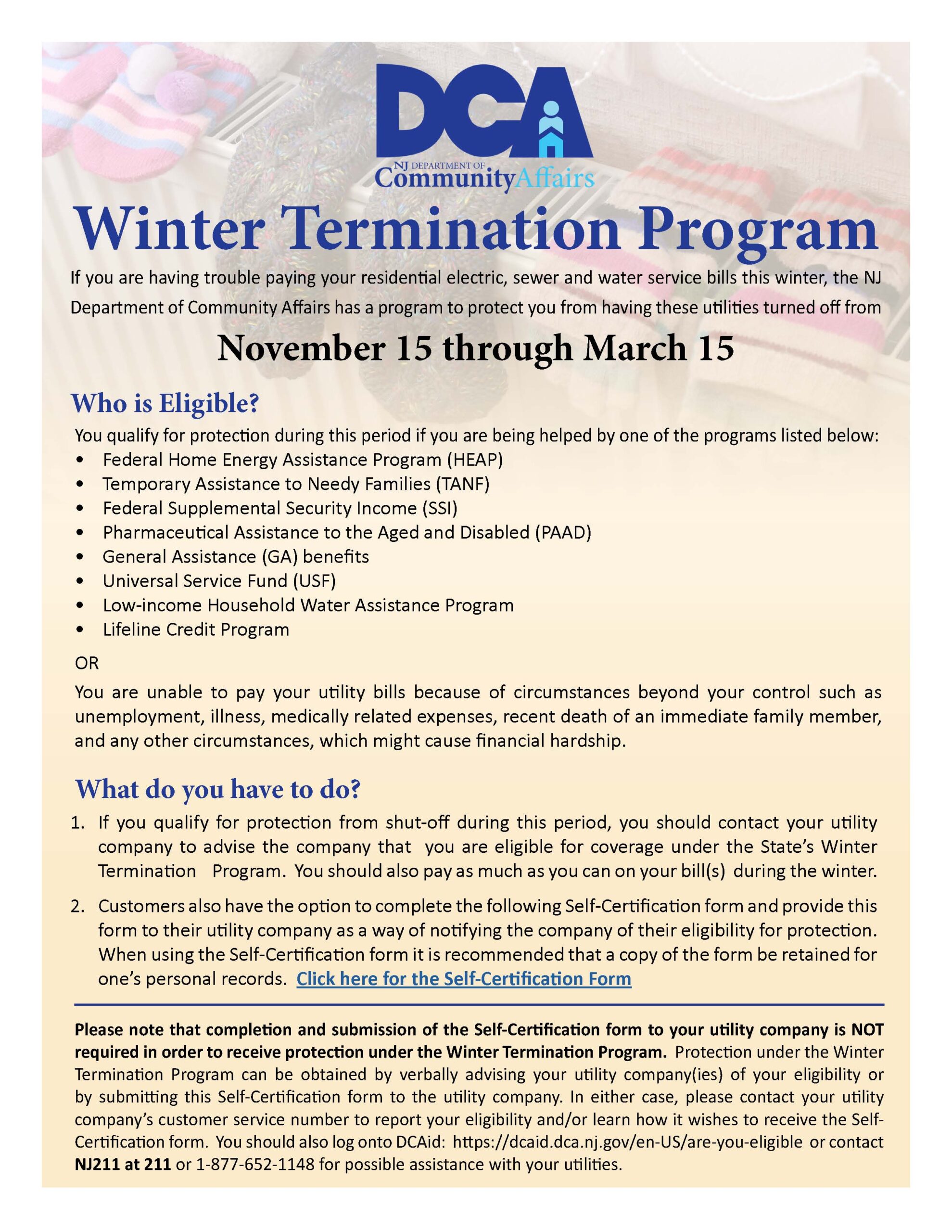 Winter Termination